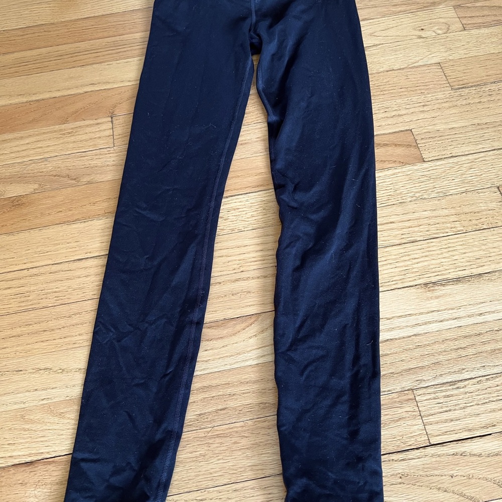 Athleta girls black leggings girls size 14
